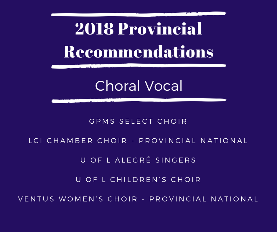 2018 Choral Rec