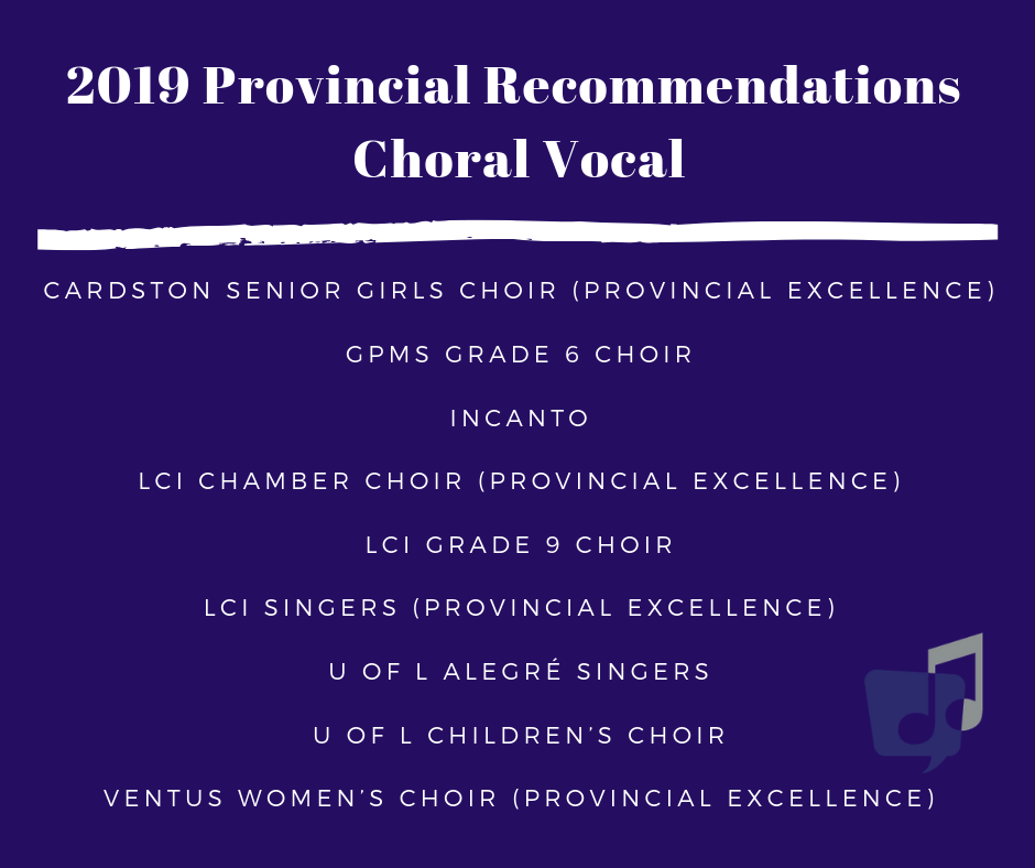 2019 Choral Vocal